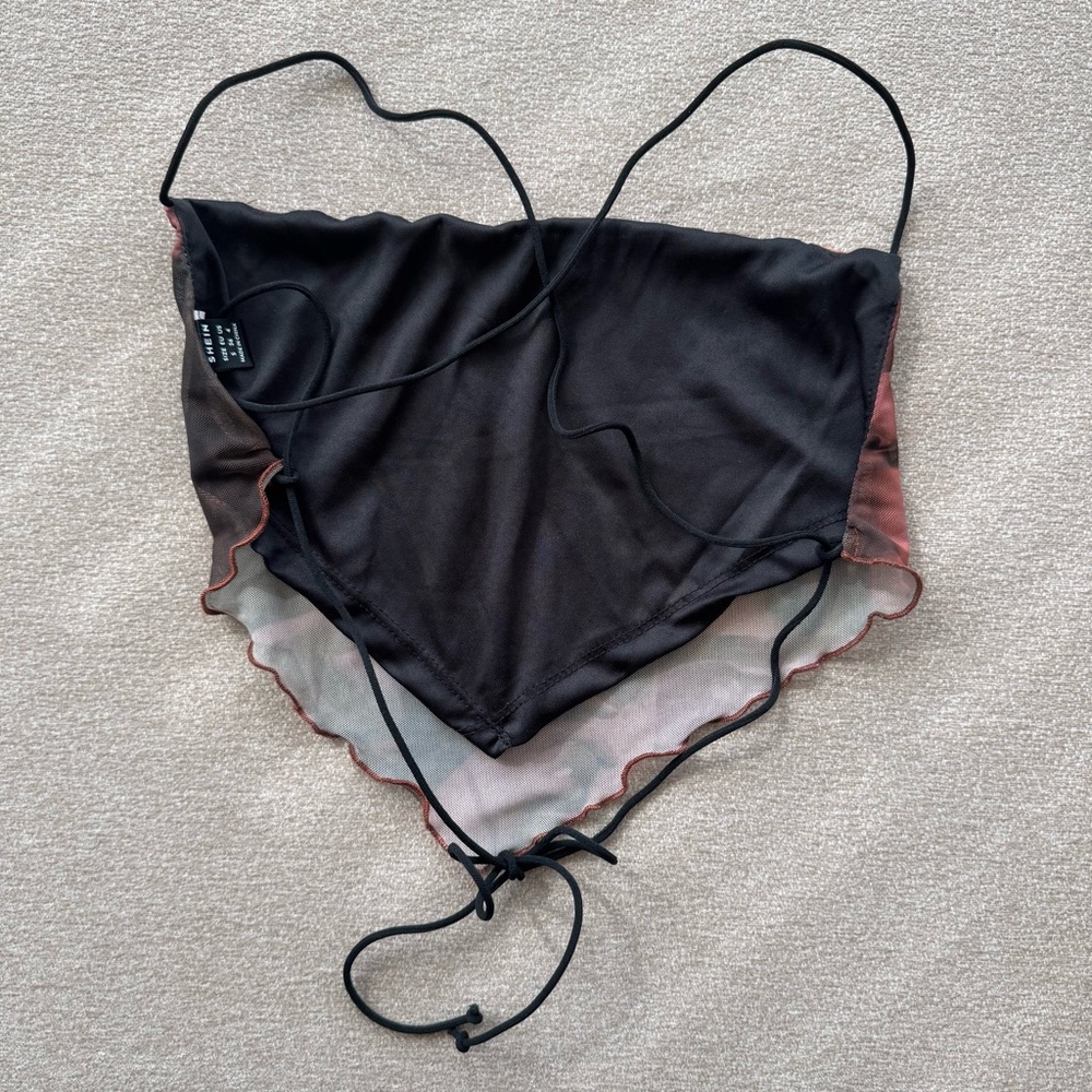 SHEIN Open Back Top - Picture 2 of 3